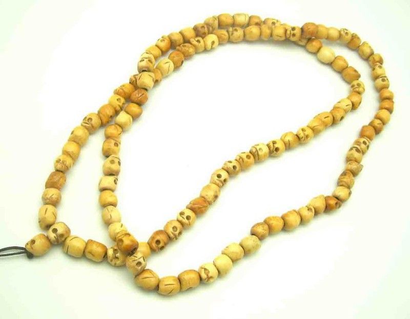 Mala Budista calaveras