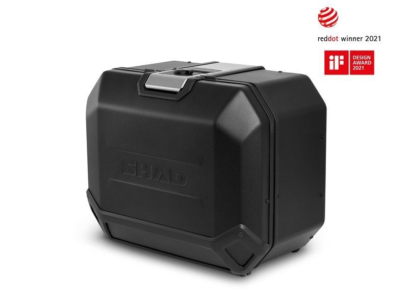 Maleta  aluminio shad tr47 terra black edition lateral
