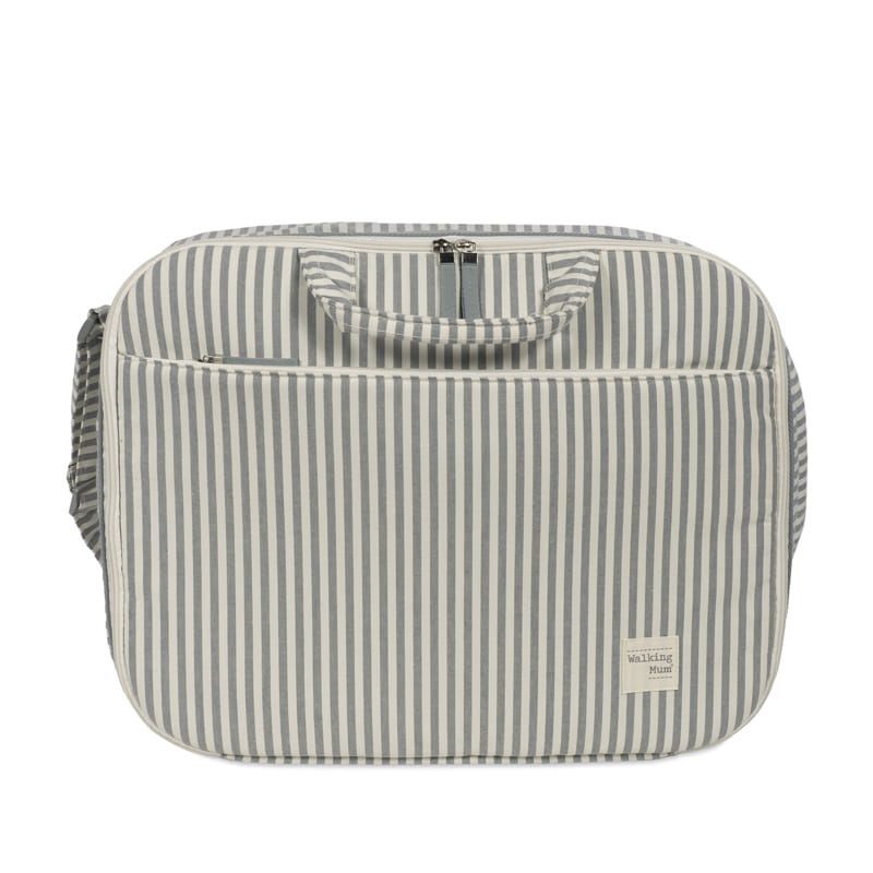 Maleta Praliné Rayas de Walking Mum