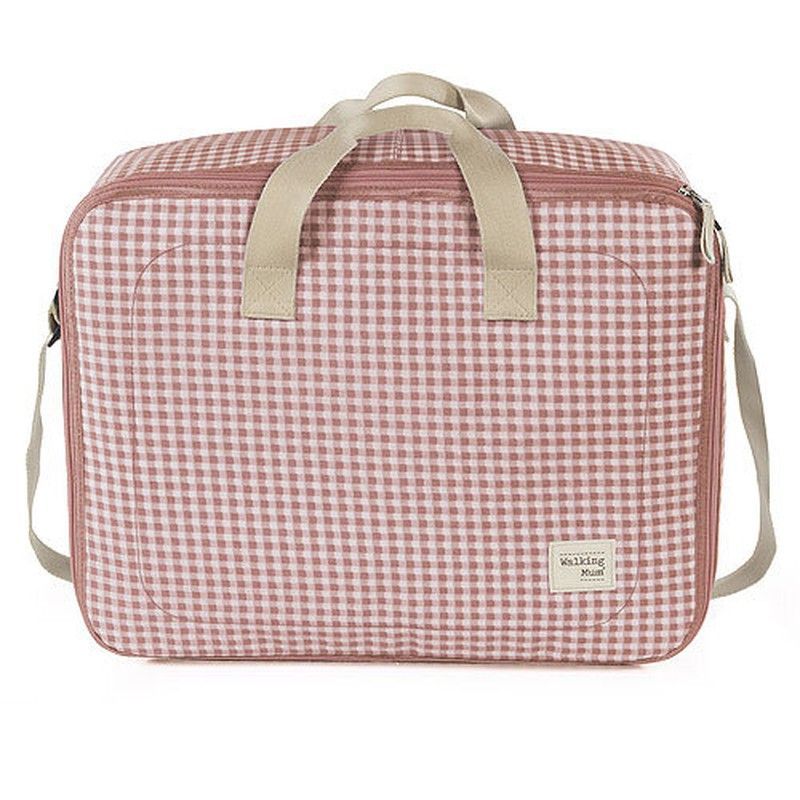 Maleta Walking Mum I Love Vichy Rosa