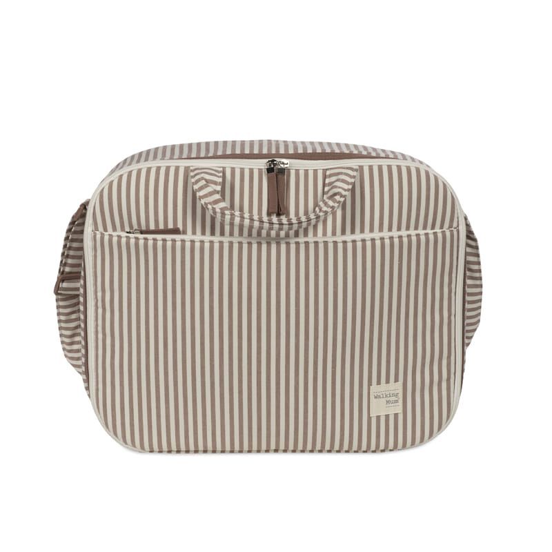 Maleta Walking Mum Praliné Rayas Moka