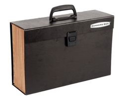 Maletín clasificador acordeón Negro