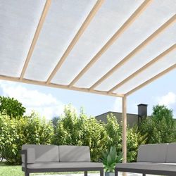 Malla de sombreo a medida 70% ocultación Blanco