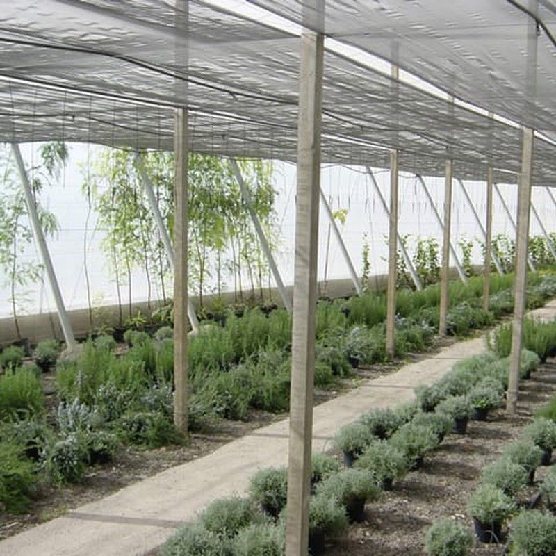 Malla de sombreo negra ocultación 70%