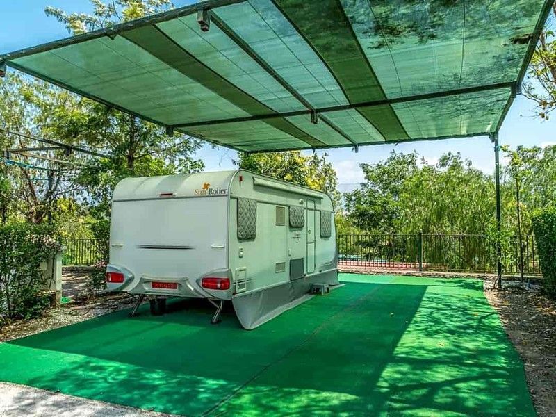 Malla de sombreo verde 70% ocultación