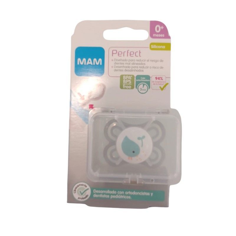 MAM Chupete Perfect Silicona 0+ 1u