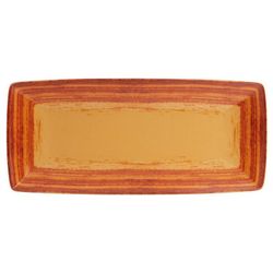 Mandarín fuente baguette 32 cm naranja