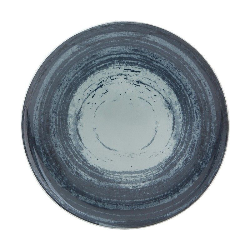 Mandarin llano redondo 28 cm gris