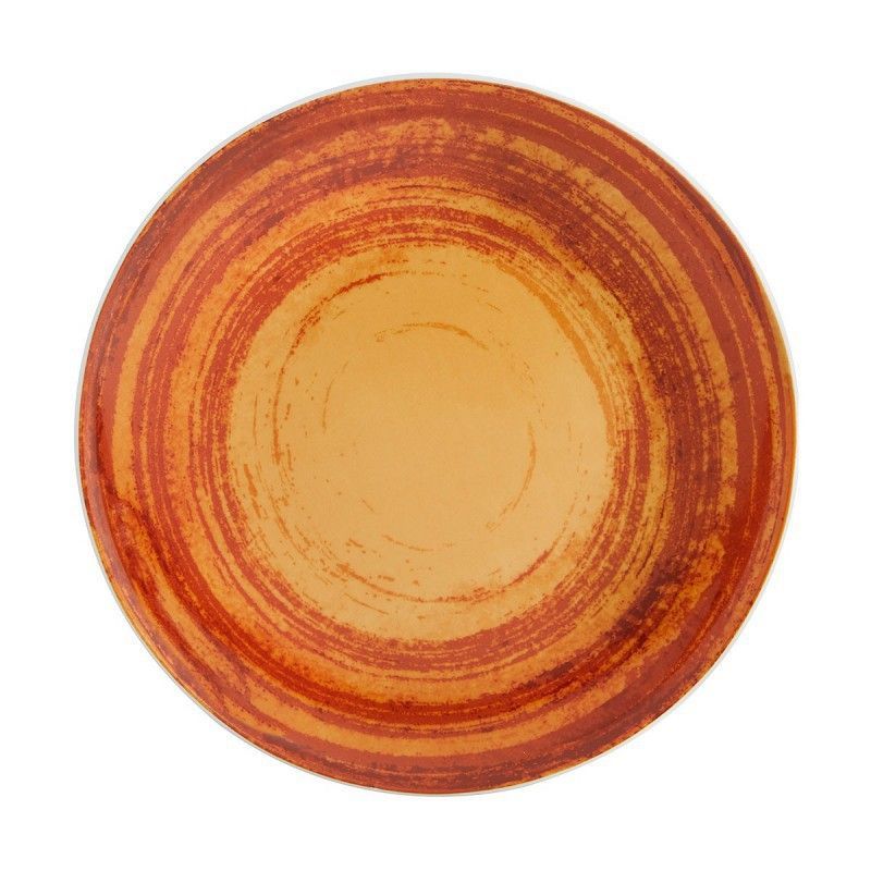 Mandarin llano redondo 28 cm naranja