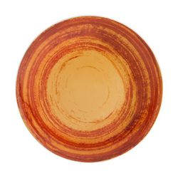 Mandarin llano redondo 28 cm naranja