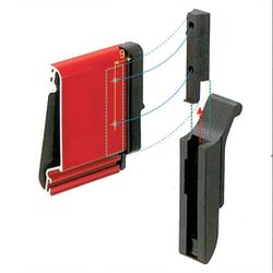 Mando palanca SL para orientación de lamas mallorquina (montaje directo sobre lama)