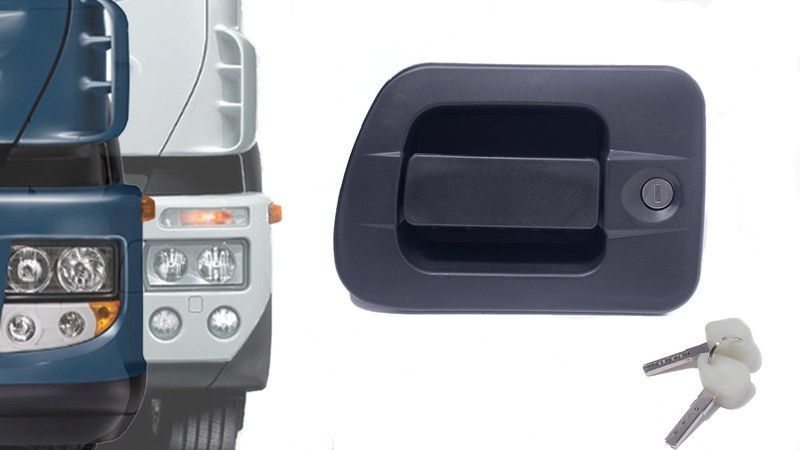 Maneta puerta cabina izquierda (lado conductor) con llave Iveco Eurocargo, Stralis