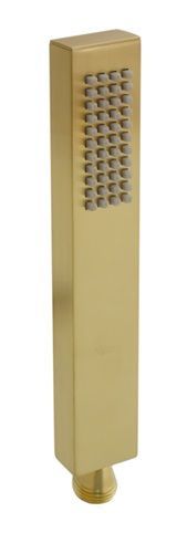 MANGO DUCHA CUADRADA ABS ORO CEPILLADO