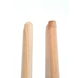 Mangos de madera 120 cm con rosca para barrendero