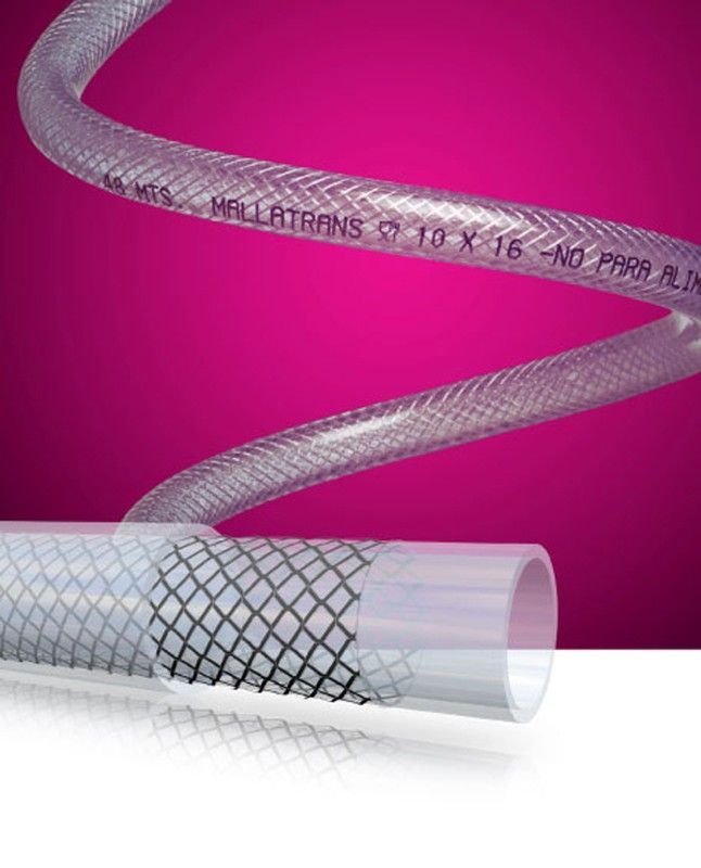 Manguera Tubo Cristal 6X12 Reforzada R/100 M