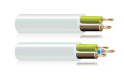 Manguera tubular h 05 vv-f 3x1mm blanca euro/mts