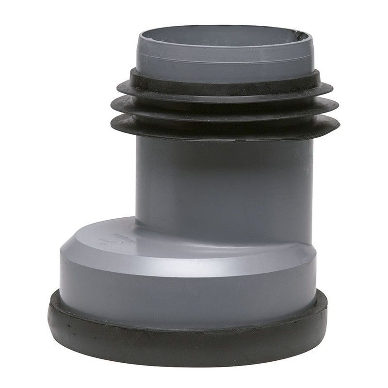 Manguito conexión WC CREARPLAST. Manguito Wc Excentrico Junta D.90