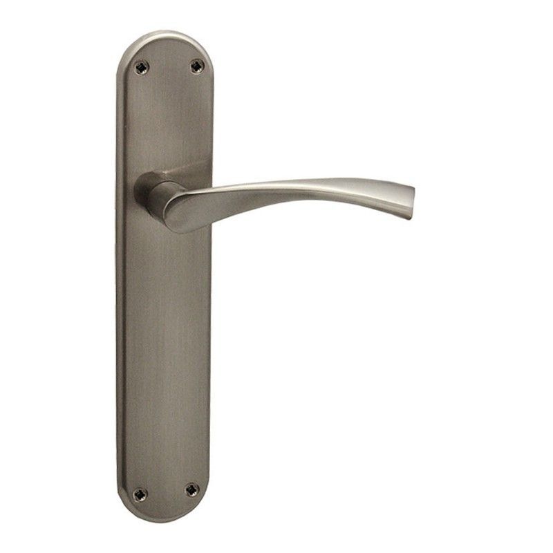 Manilla C/ Placa.Niquel Sat .45Xh242 Mm.