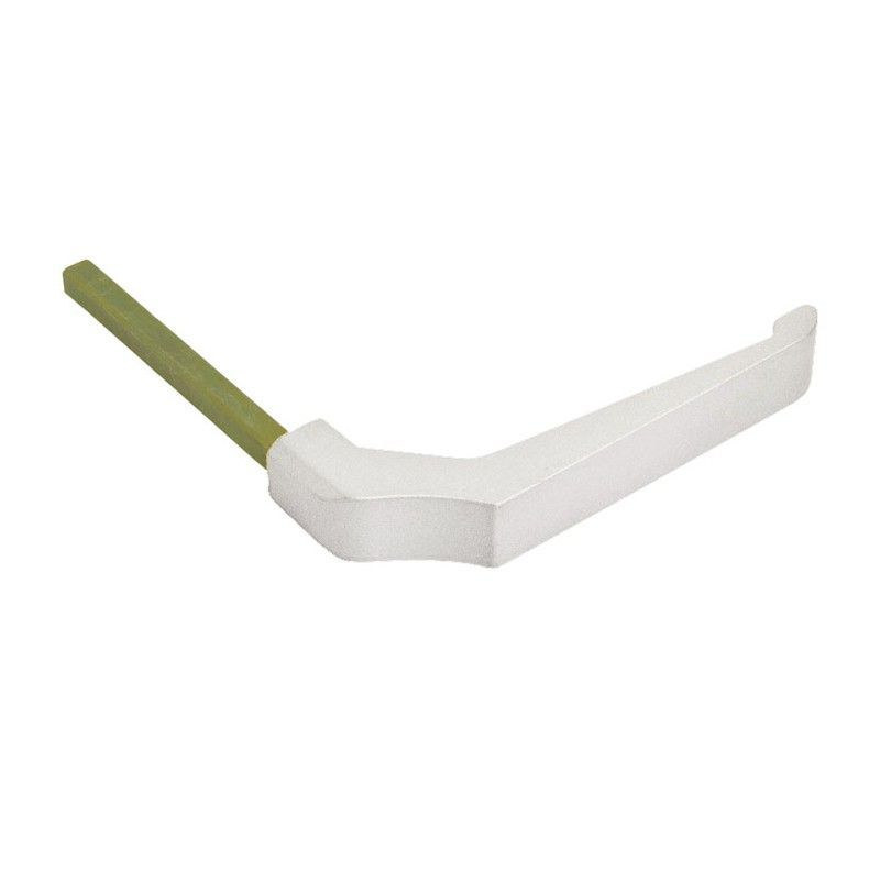 Manilla carpinterÇğa aluminio ALMA 107. Manubrio Aluminio Mod. 107. Blanco.