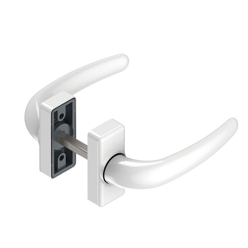 Manilla carpinterÇğa aluminio ALMA 6080 Manubrio Aluminio Blanco. M. 6080