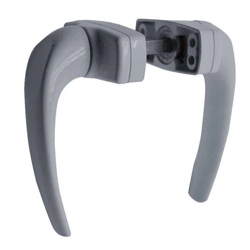 Manilla carpinterÇğa aluminio MICEL 6802. Juego Manilla 6802 Aluminio Plata