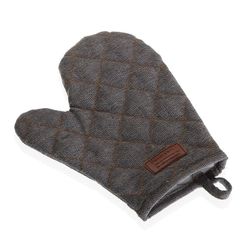 Manopla de cocina gris