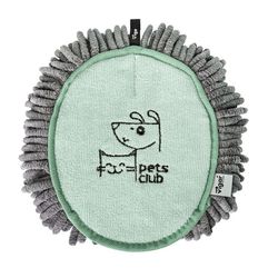 Manopla Microfibra Pets Club Verde
