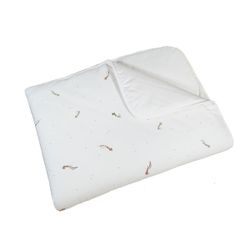 Manta doble cara de algodón orgánico (100x75cm) - Sonpetit