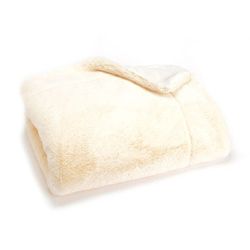 Manta en crema, 170 x 240 cm | Luxe