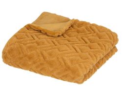 Manta Mara ocre 120x160 cm