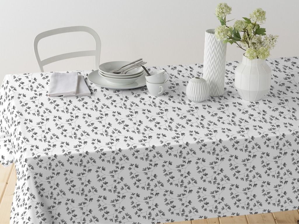 Mantel Algodón Antimanchas Abril 140x200 Resinado