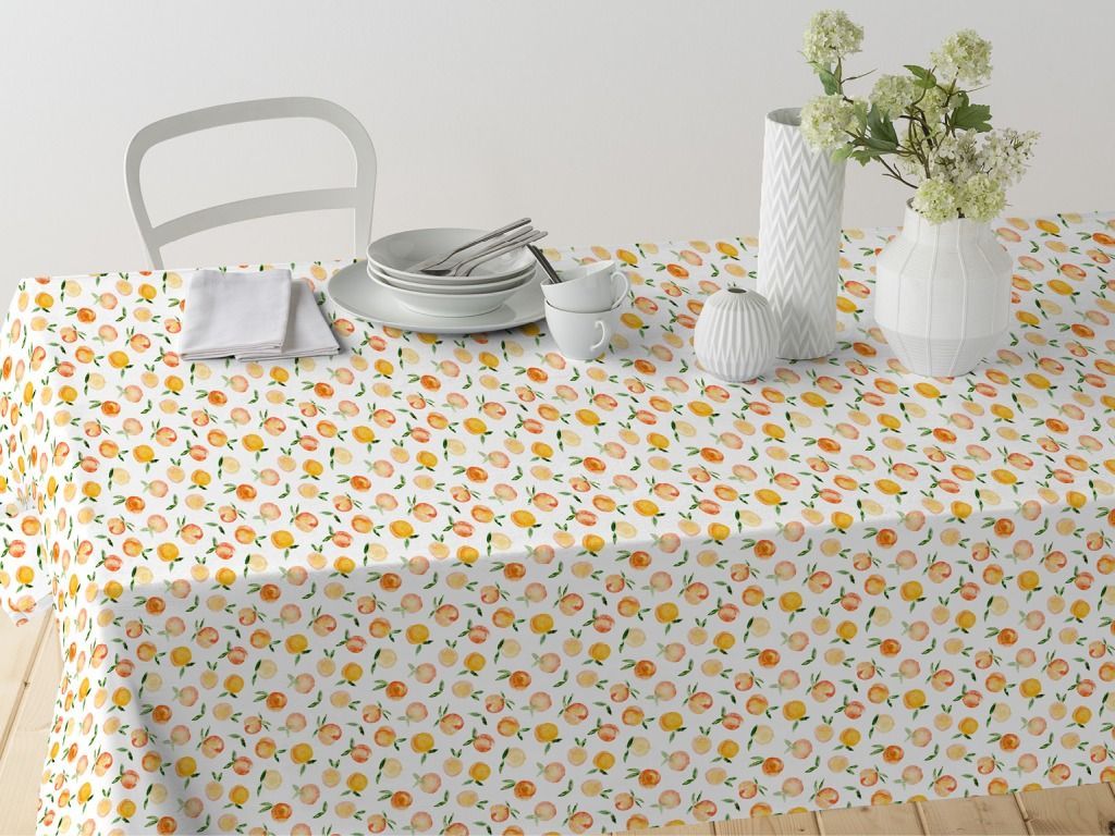 Mantel Algodón Antimanchas Carol 140X140 Resinado