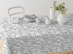 Mantel Algodón Antimanchas Cloe Negro 140x250 Resinado