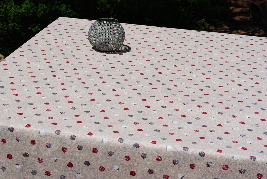 Mantel Algodón Antimanchas Freson Grana Redondo 140 Resinado