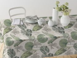 Mantel Algodón Antimanchas Kalani Redondo 140 Resinado