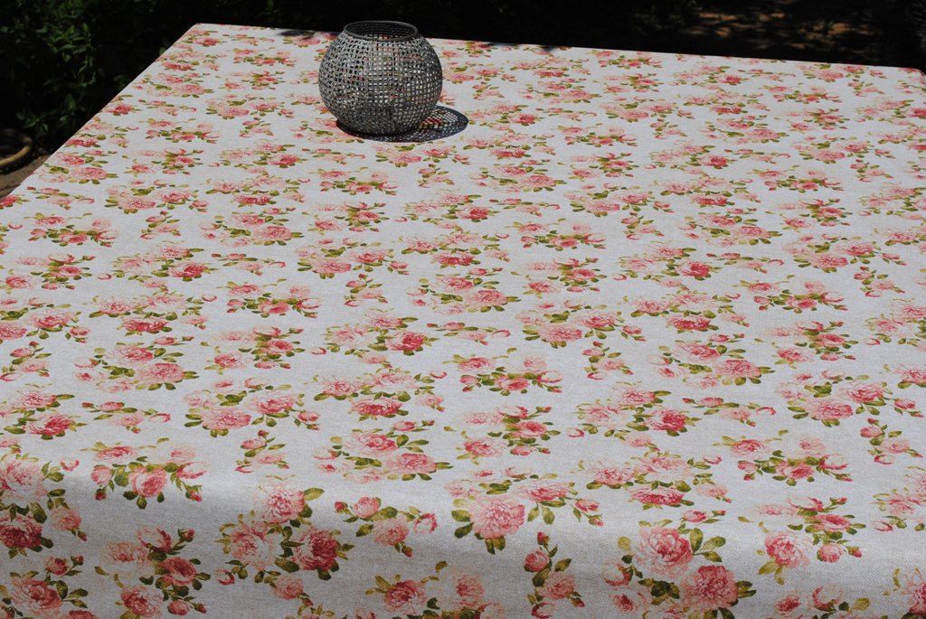 Mantel Algodón Antimanchas Malaga 140X140 Resinado