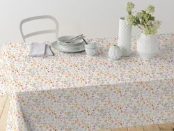 Mantel Algodón Antimanchas Serena Naranja Redondo 140 Resinado