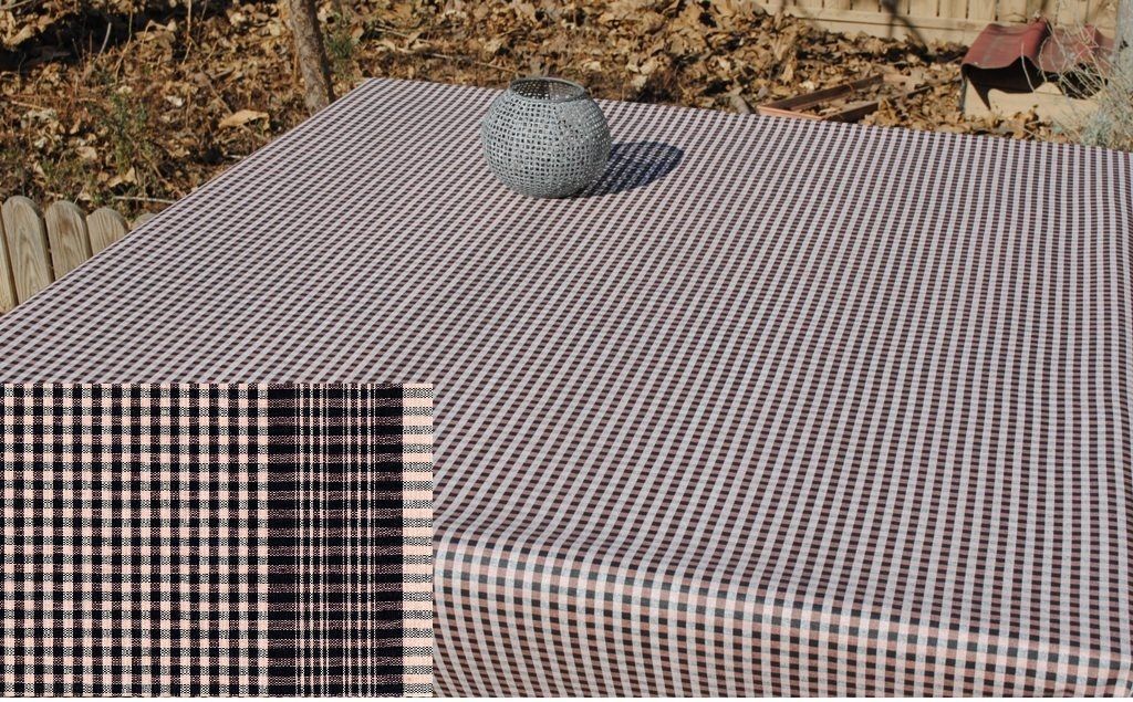 Mantel Algodón Antimanchas Xadres 140x250 Resinado