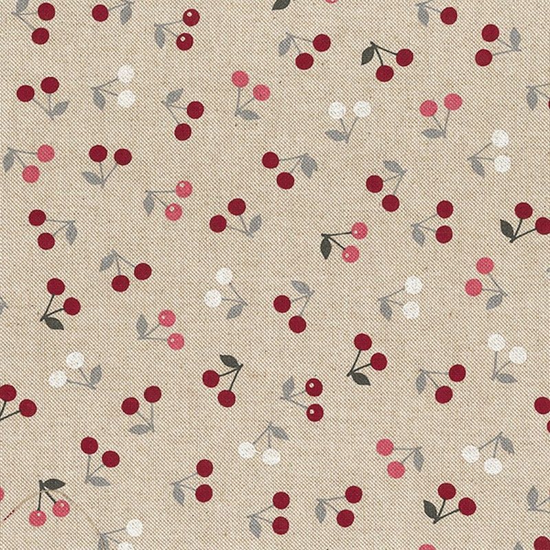 Mantel antimanchas 140x140 cerise mix