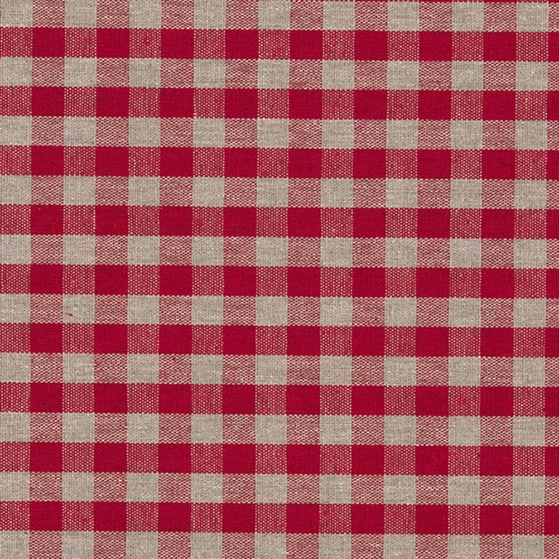 Mantel antimanchas 140x200 square red