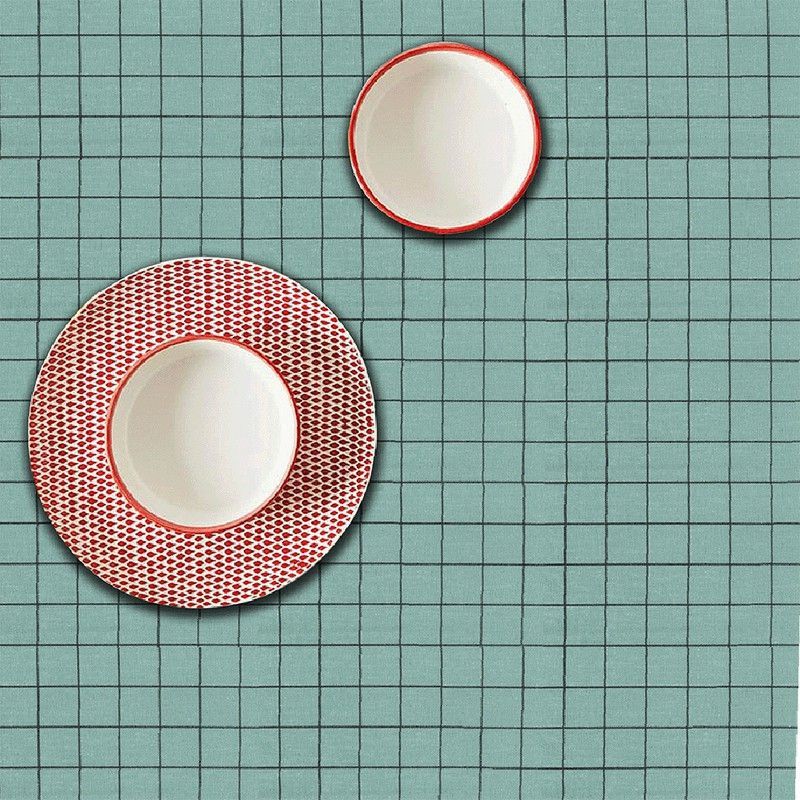 Mantel Antimanchas 140x200 Window Aqua