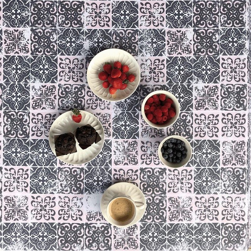 Mantel Antimanchas 140x250 Avinyo Rosa