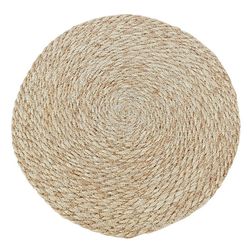 Mantel Ind. Redondo Yute Natural 35Cm.