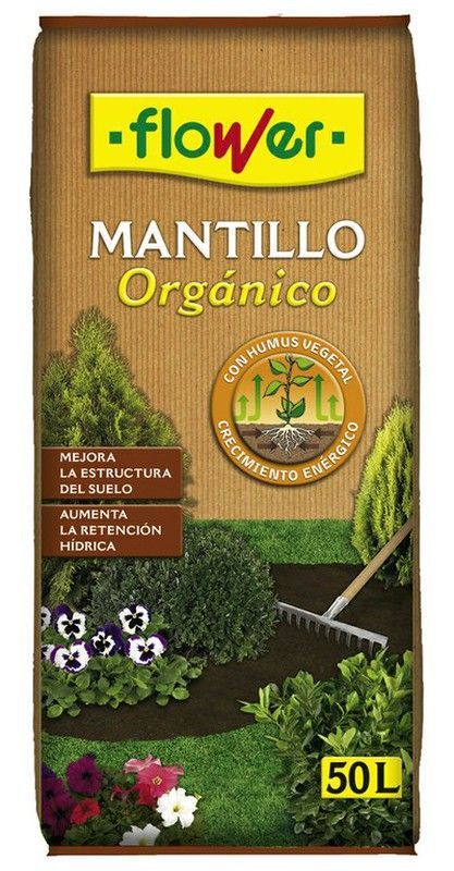 Mantillo orgánico 50L Flower