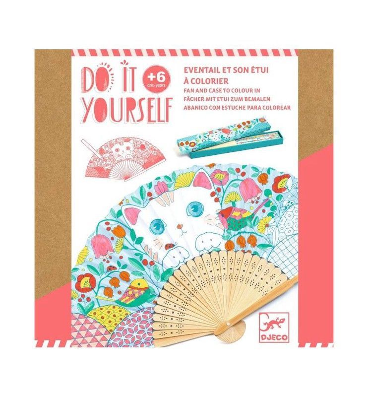 Manualidad DIY Abanico Koneko - Djeco