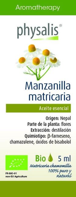 Manzanilla Matricaria 5 Ml