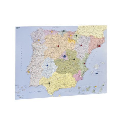Mapa de España y Portugal magnético 101 x 137 cm