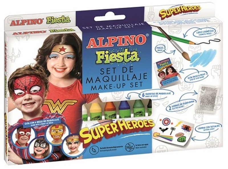 Maquillaje Alpino Superheroes