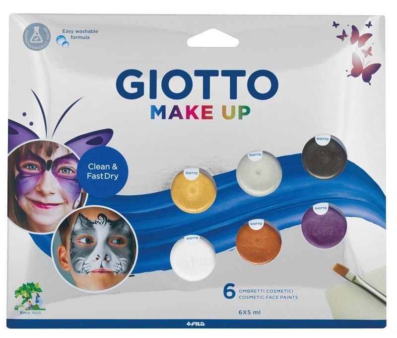Maquillaje en crema GIOTTO Make Up metalic colours 6 und. 5 ml