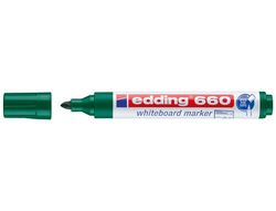 Marcador Edding 660 verde para pizarra blanca